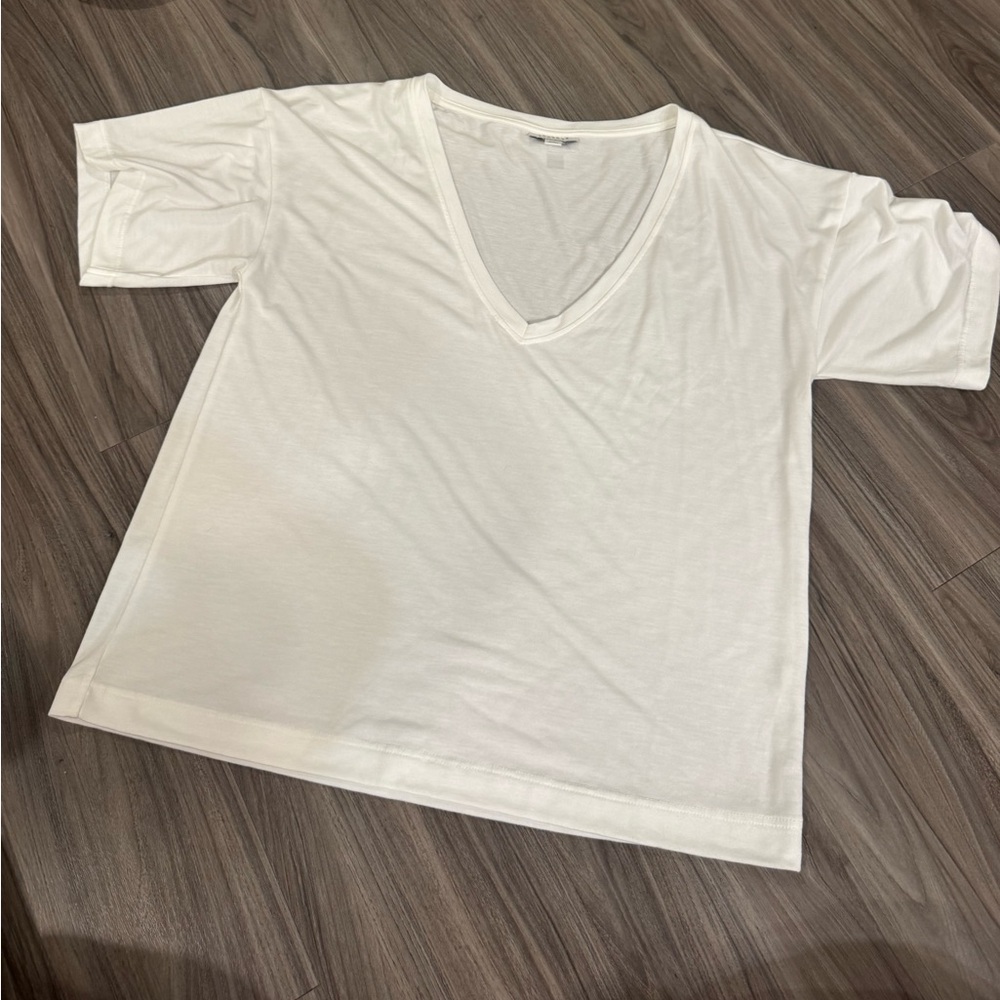 TOPSHOP white v neck